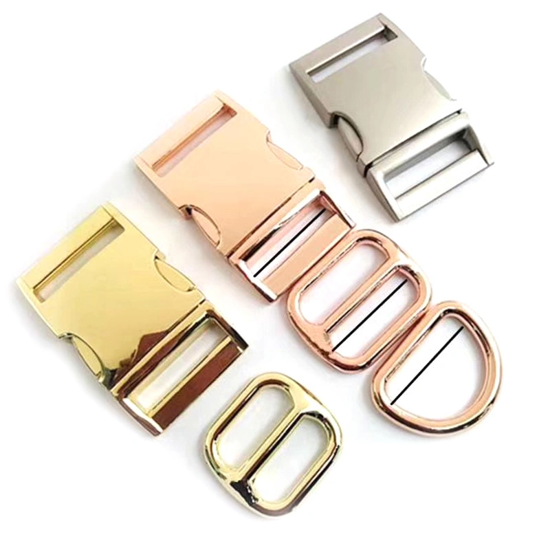 Wholesale/Supplier Handbag Hardware Accessories Bag Strap Rainbow Rose Gold Buckle Swivel Lobster Clasp Metal Snap Hook