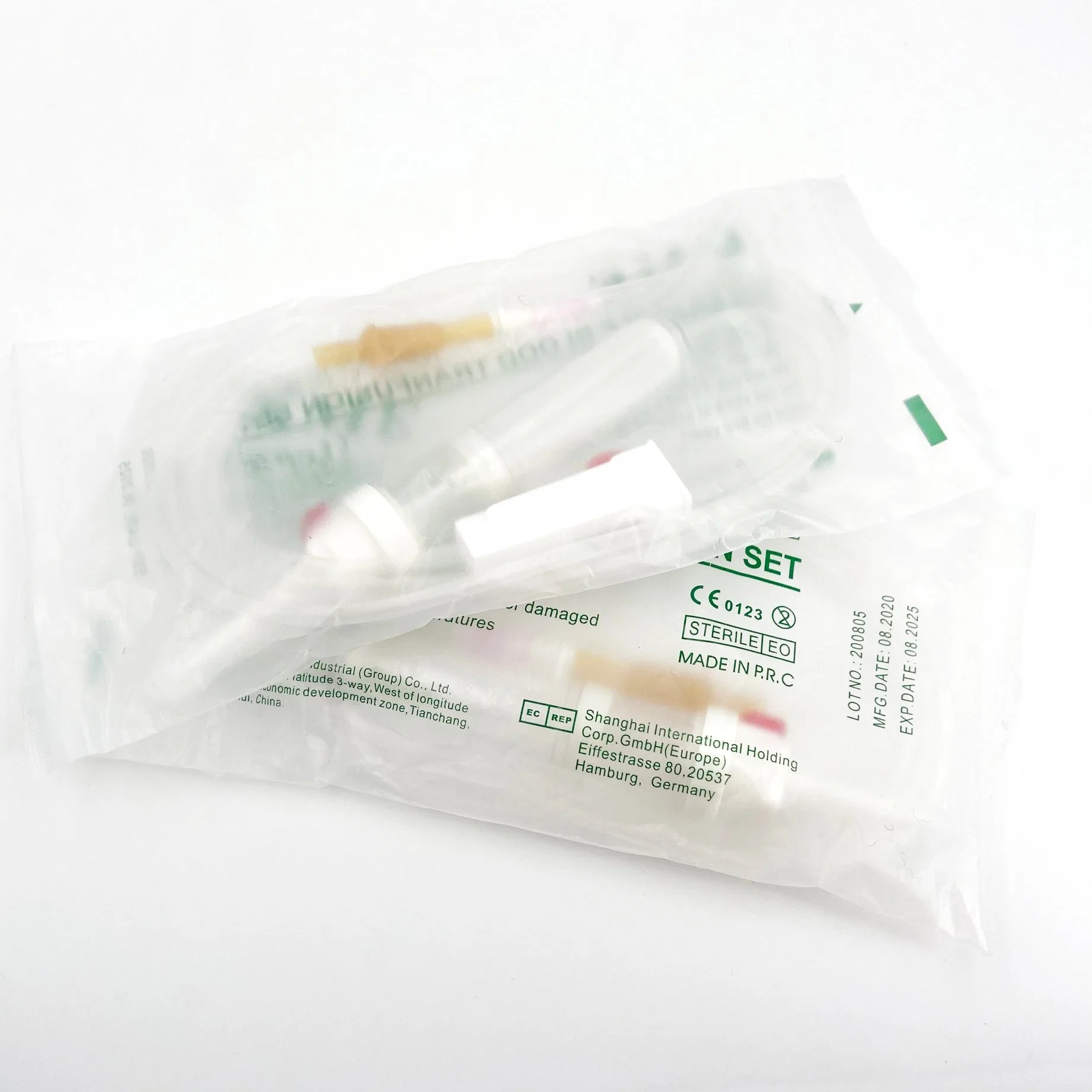 Disposable Infusion Human Vein Blood Transfusion Set with Needle for Hospital