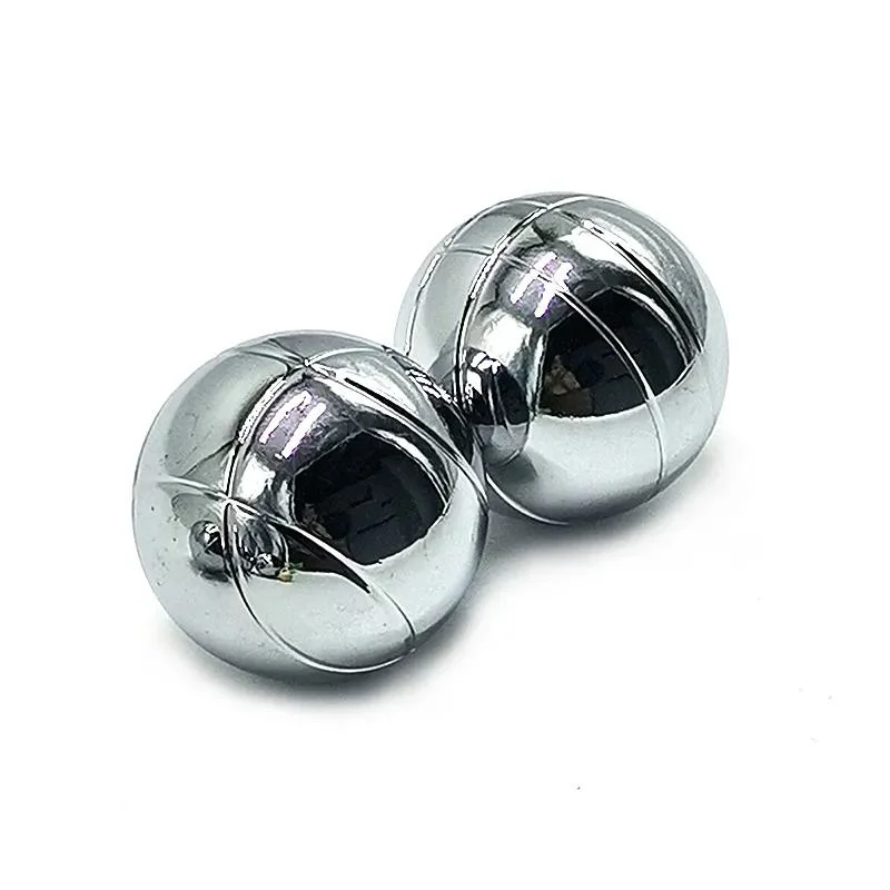 Atacado Personalizado 3 PEÇAS Metal Petanque bocha bolas jogo com Saco de transporte