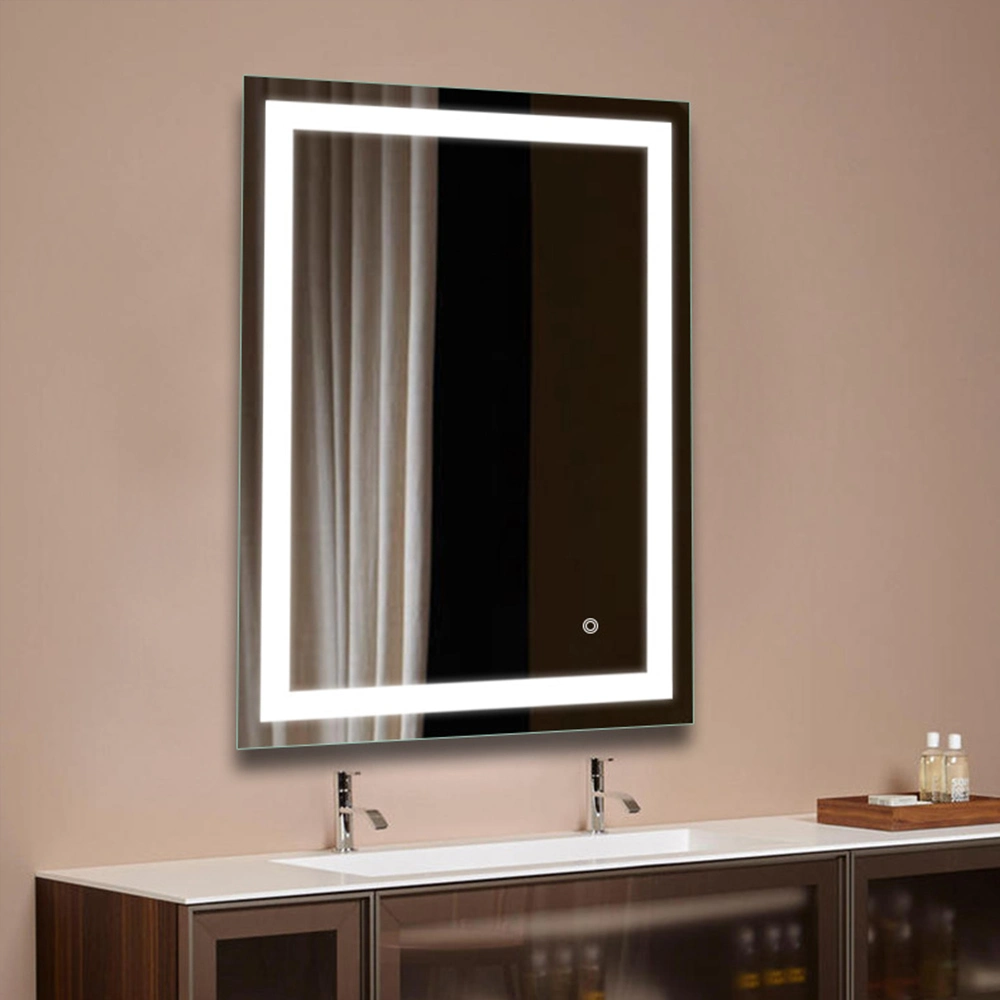 Fabricant de gros de miroir de salle de bains LED LED lumineux vanité Anti-Fog Smart miroir miroir de maquillage accessoires Bluetooth Salle de bains meubles de salon maison intelligente