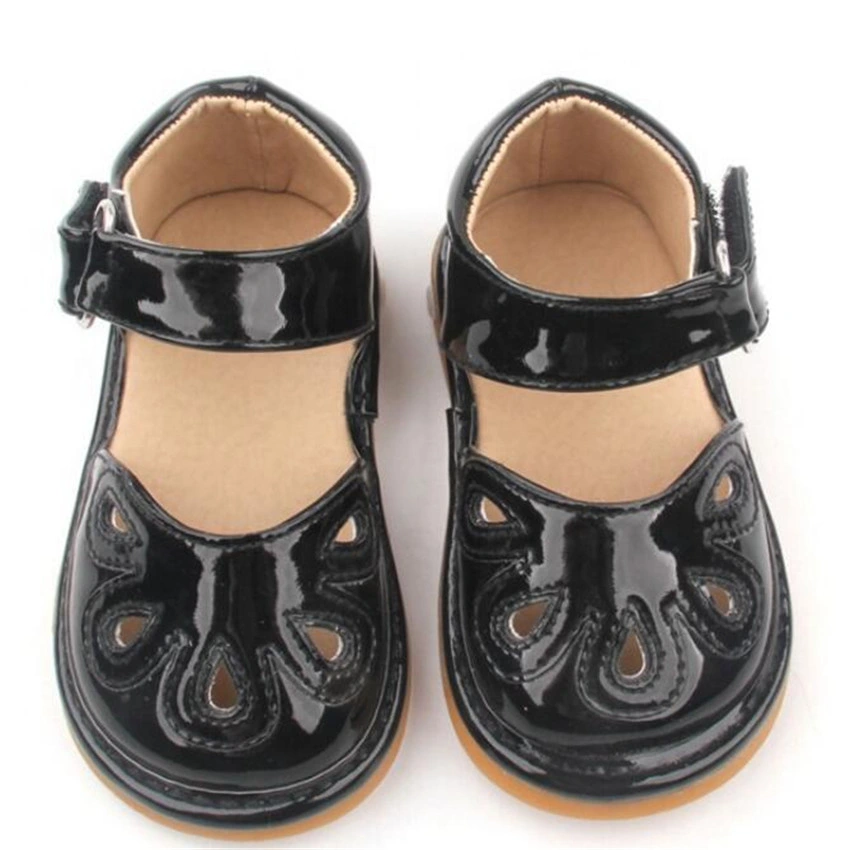 Rubber Baby PU Squeaky Shoes Newborn Baby Sandals Shoes