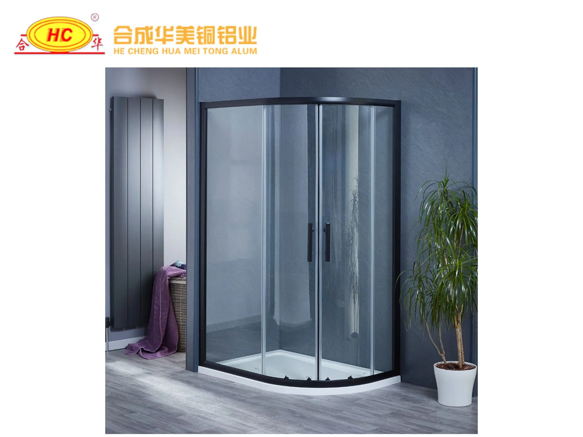 Aluminum Door for Bathroom, Shower Door, Aluminum Profile Shower Door, Shower Enclosure