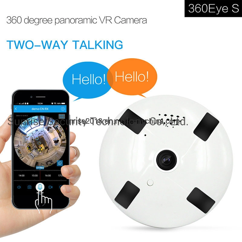 Vr 360 Degree Panoramic Camera HD 960p Wireless WiFi IP Camera Home Security