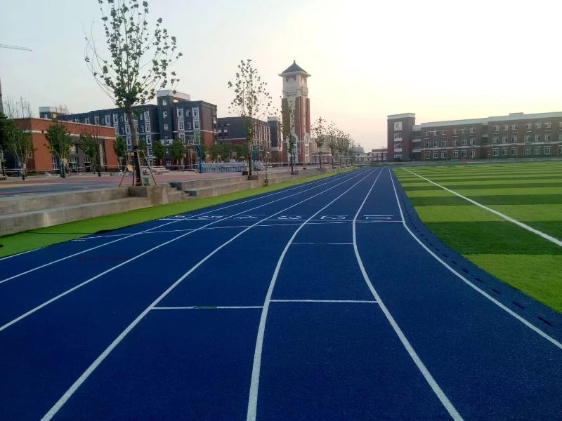 9-13mm de espesor de recubrimiento de pulverización de pista de atletismo y pista de atletismo