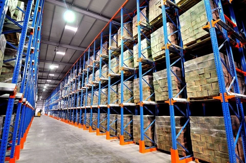Heavy Duty Pallets Warehouse/Storage Shelf Shelving Shelves Rack, Electrostatic Spraying Heavy Cargo Various Colors/Size Are Customizable Storage Shelves Rack