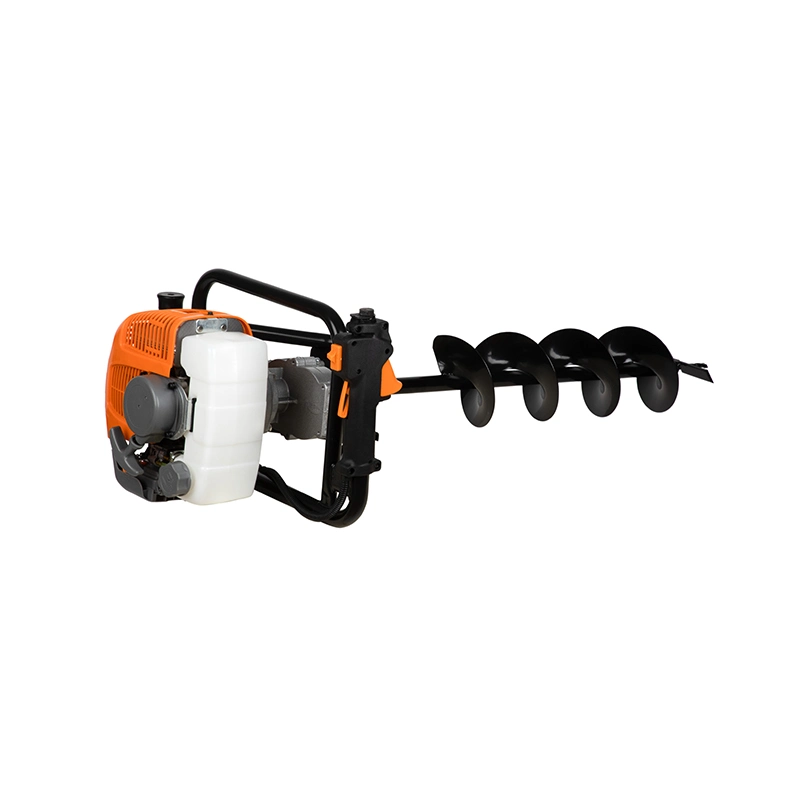 Hot Sales 52cc Gasoline Post Hole Digger Showbull Ground Grill Garden Farmer Tool Gasoline Earth Auger