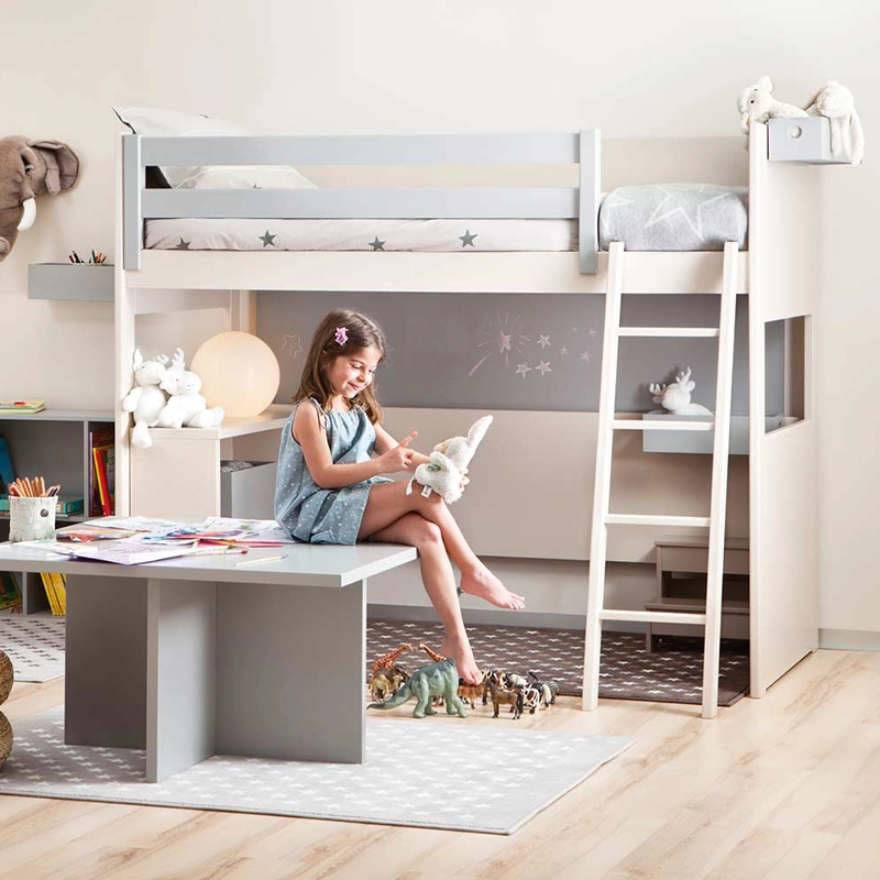 E1 Standard Wholesale/Supplier Modern Good Design Kid Bunk Bed Kids Wooden Furniture