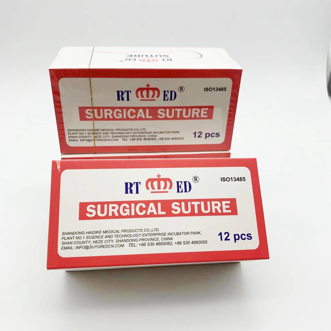 Disposable Surgical Absorbable Surgical Suture Pgcl with Needle (POLYGLECAPRONE 25)