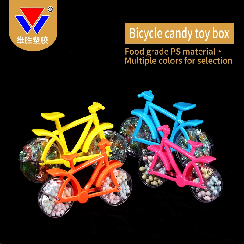 Enfants jouet friandises jouets emballage verres vélo jouets en plastique