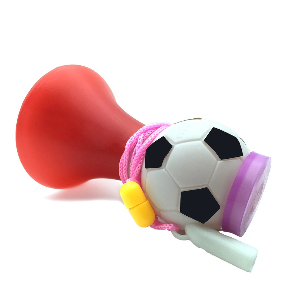 Pequenos brinquedos de torcida de futebol Apito Brinquedo de trombeta de plástico.