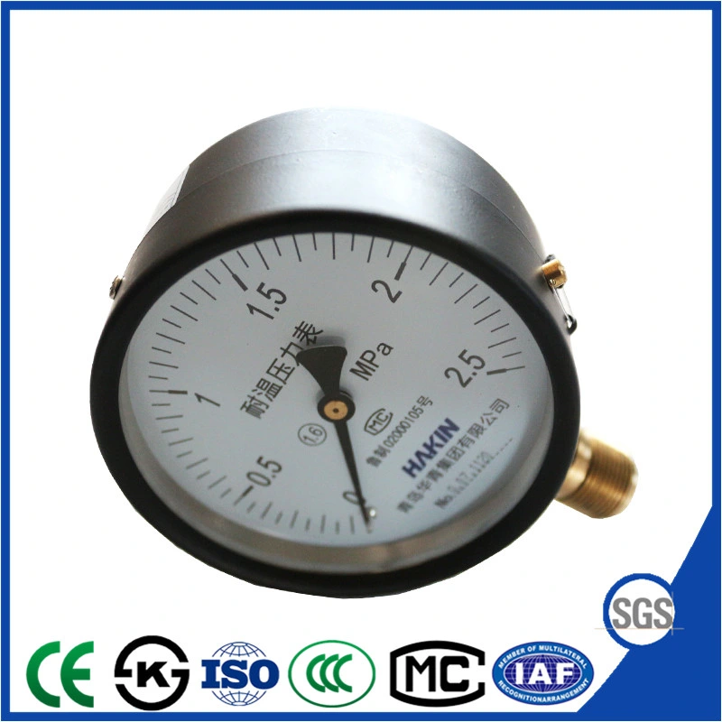 Ordinary Type Heat Resistant Pressure Gauge with Factory Directly