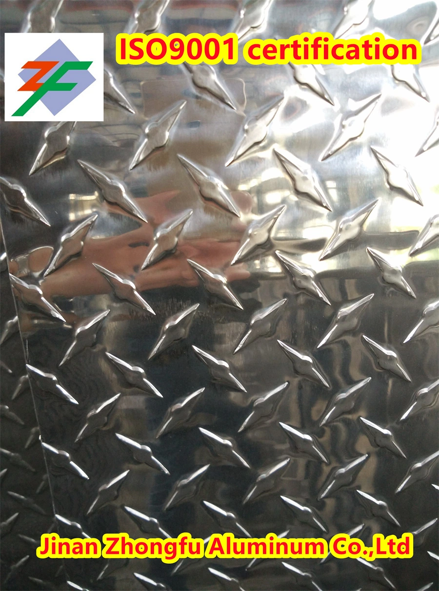 1060 4X8 Painted Decorative Aluminum Diamond Plate Sheet Metal Price