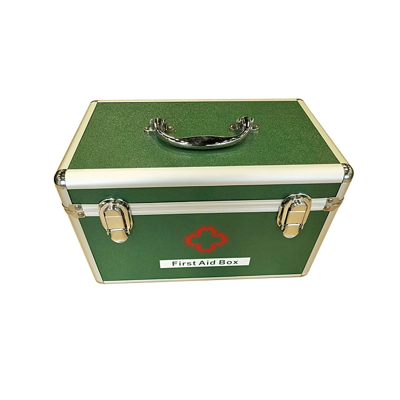 Medical Safety Aluminum First Aid Lockable Medicine Storage Box