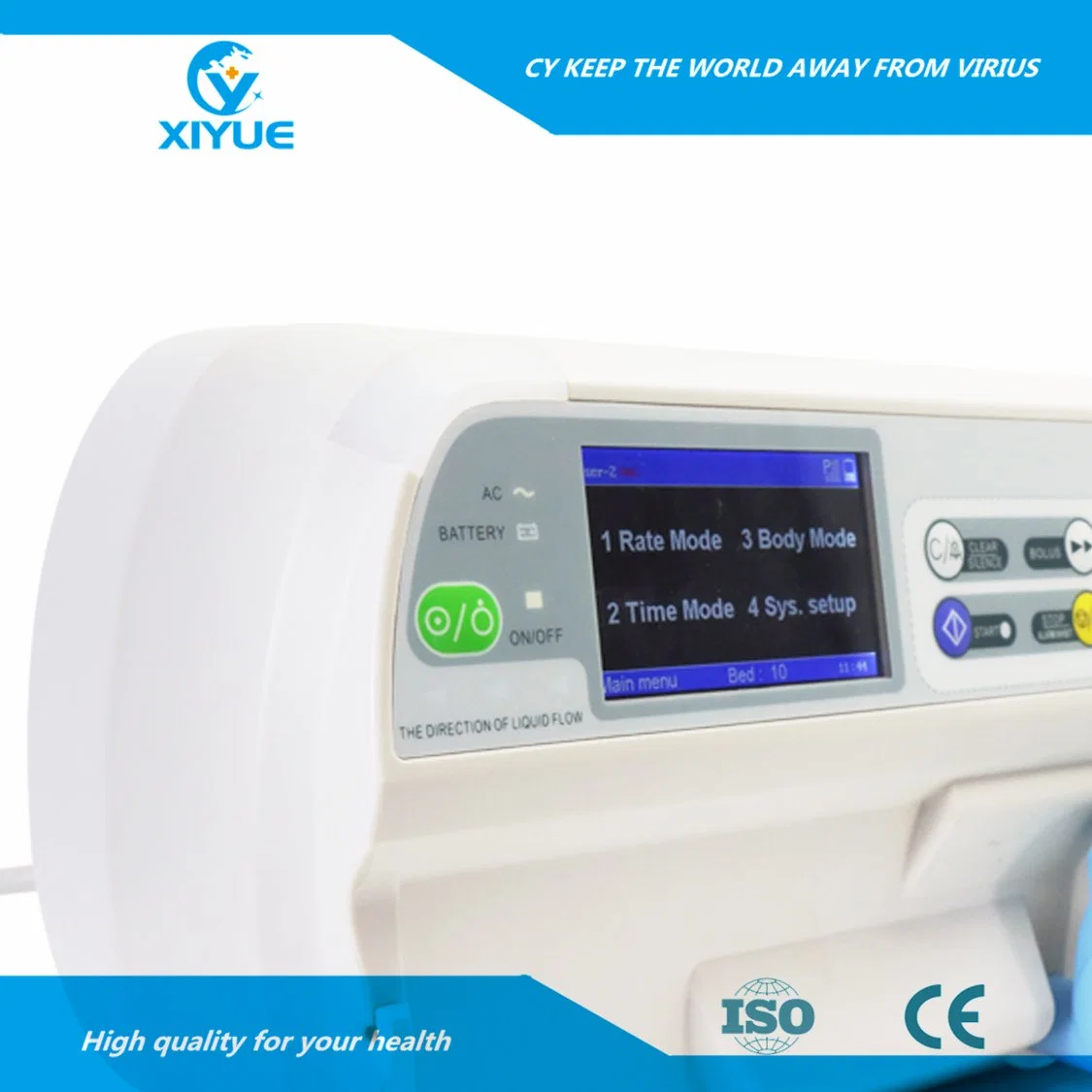 Single Channel Electric Medical Syringe Pump with High Precision Function Infusion Pump