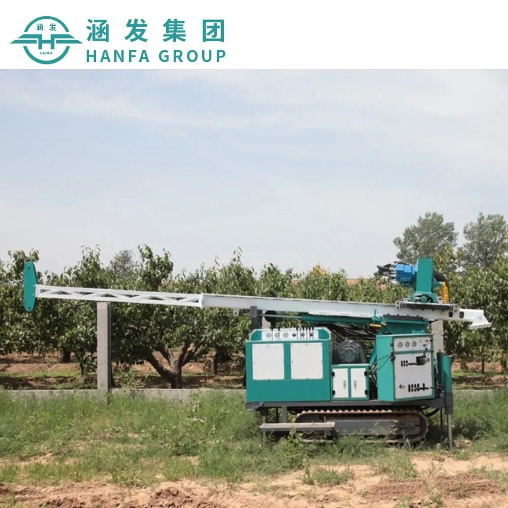 Máquina de perforación de pozos de agua multifuncional para la perforación de rocas en agujeros de voladura hidráulica