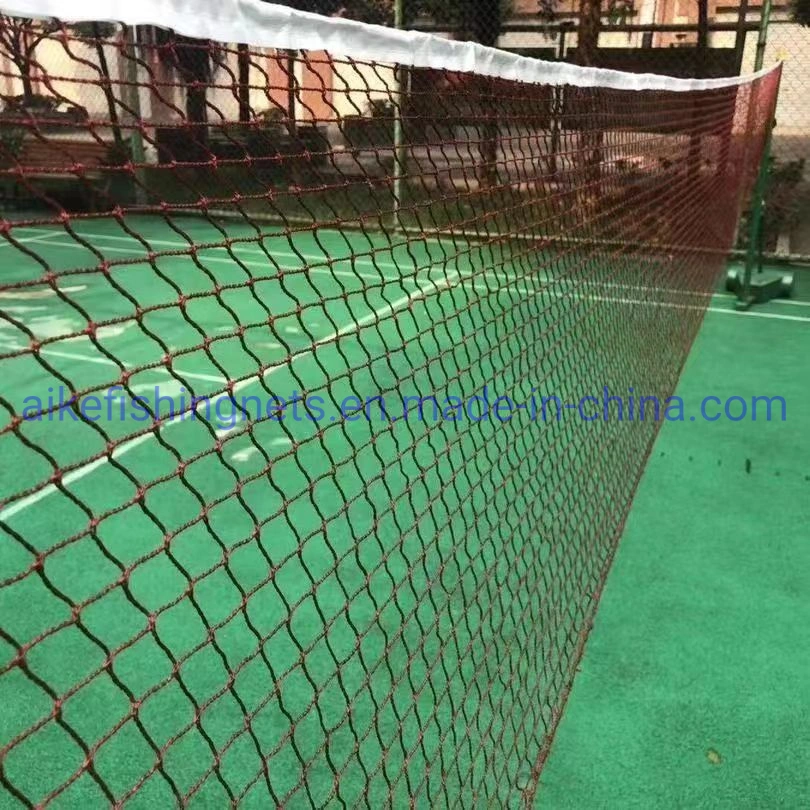 OEM Portable PP Material Red Color Classic Net Badminton Nets for Outdoor Badminton Sports Playing Training