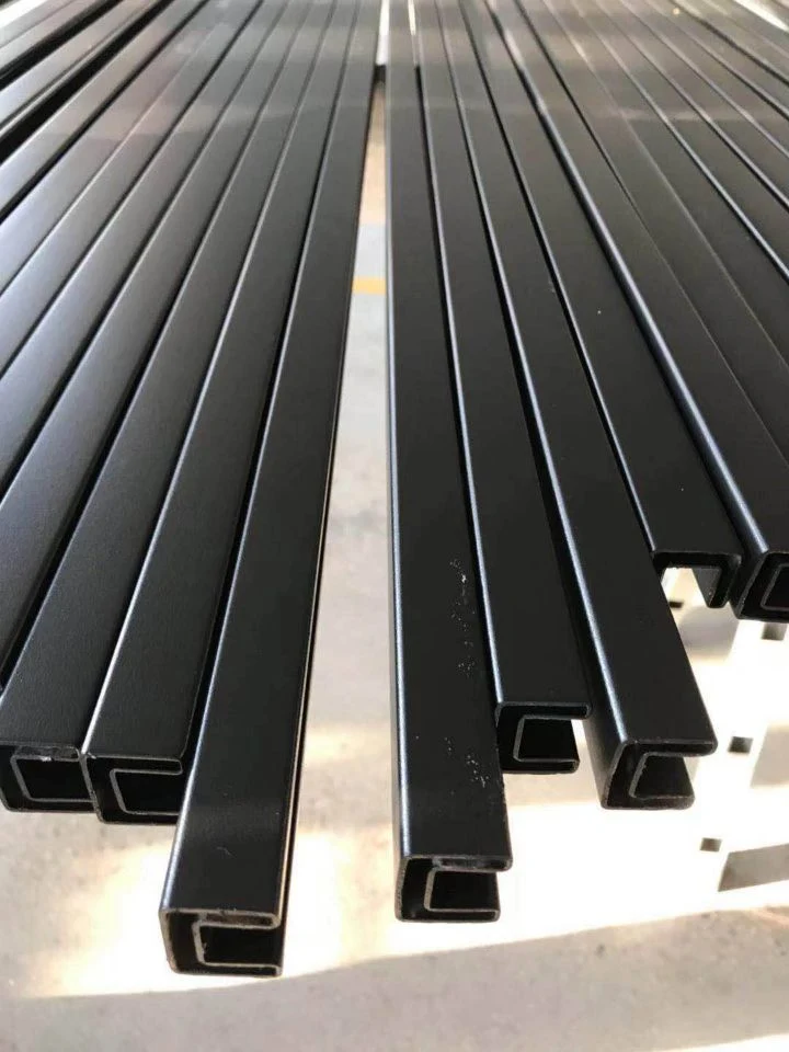 Square Top Capping Rail System for Glass Balustrade