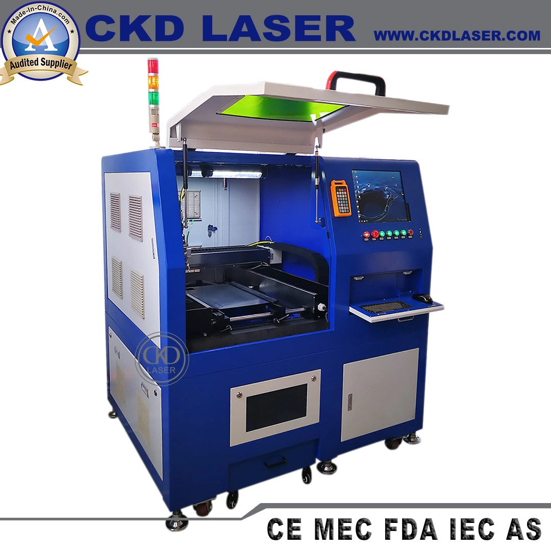 Small Fiber Laser Cutting Machine for Cut Metal Key Brass Aluminum