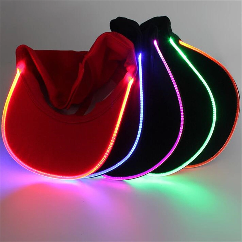 Custom Cotton Light Hat Flashing Luminous LED Baseball Cap