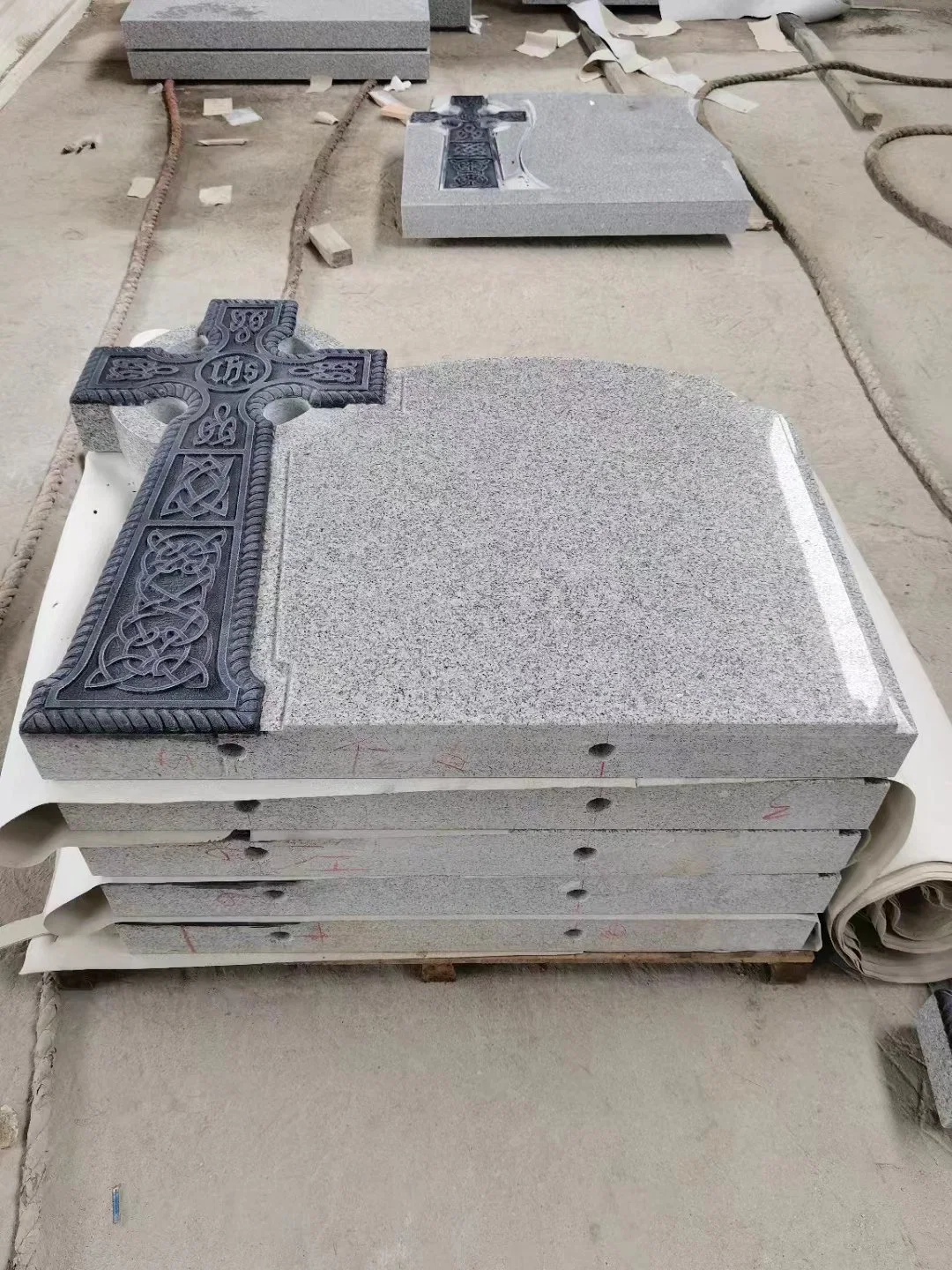 Granite Headstone or Tombstone or Monument Various Styles