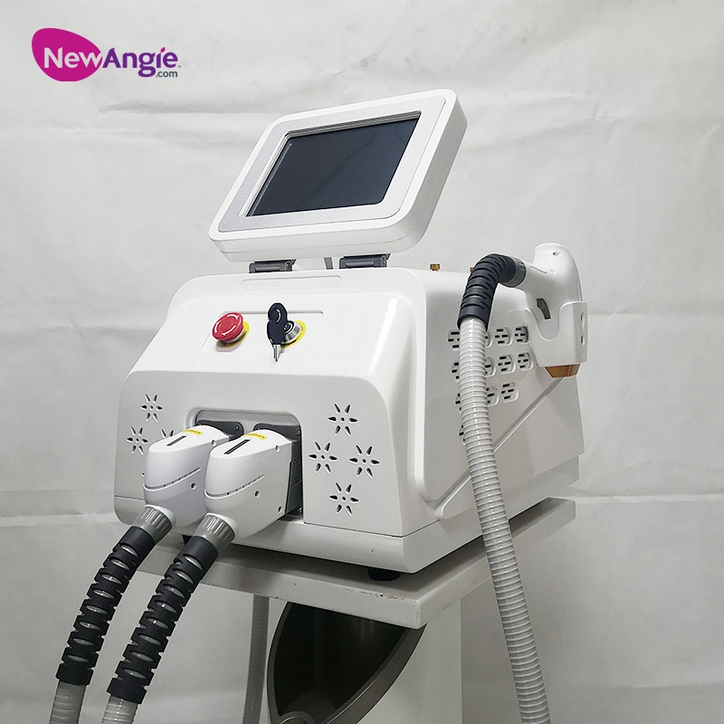 Diodenlaser Haarentfernungsmaschine Q geschaltete ND YAG-Behandlung System 2 in 1