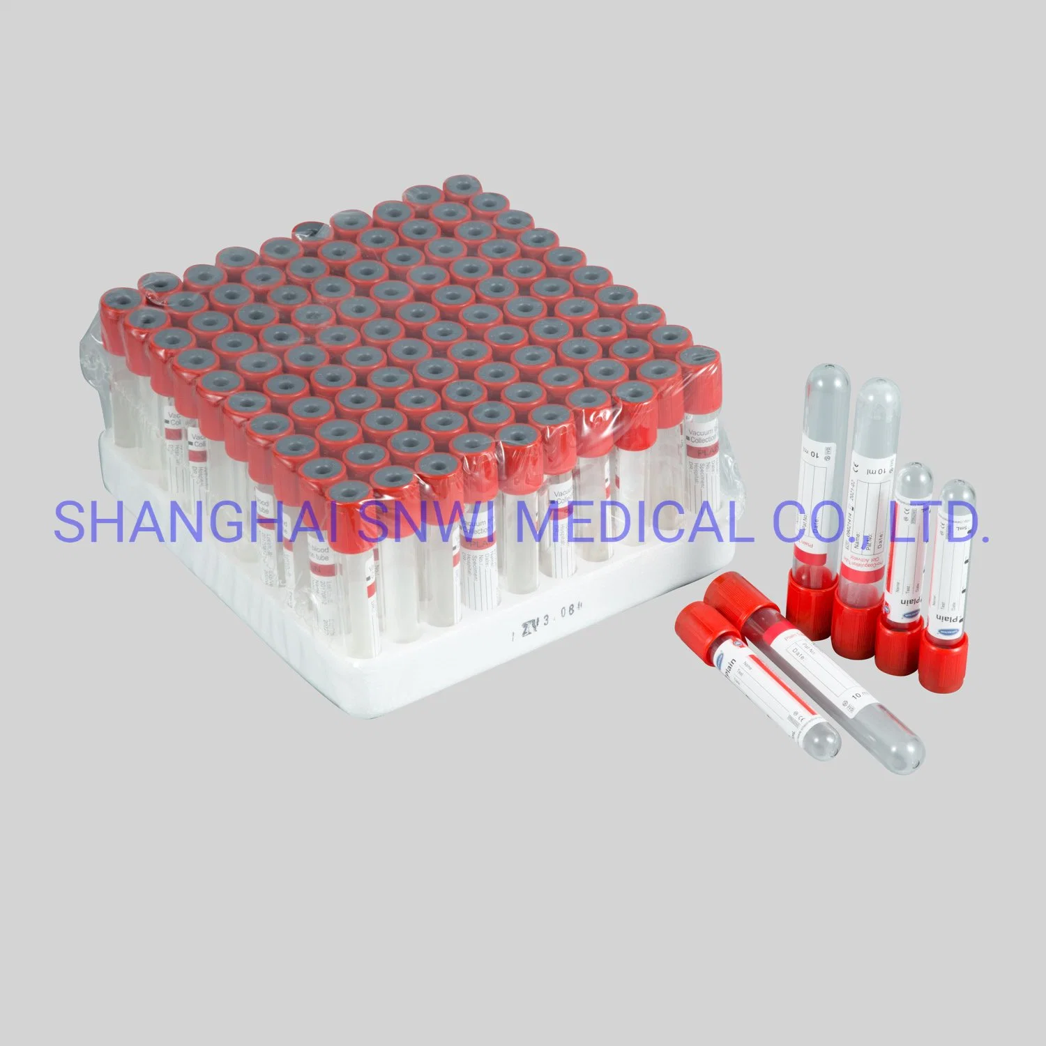 Medical Disposable Quality Pet/PP/Glass Vacuum Blood Collection Tube for Hospital Use