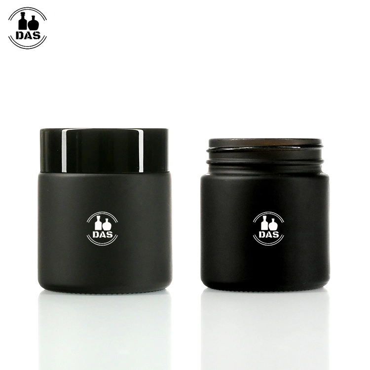 Supplier 5g 15g 30g 50g 100g Empty Luxurious Face Eye Cream Cosmetic Frosted Glass Jar Container