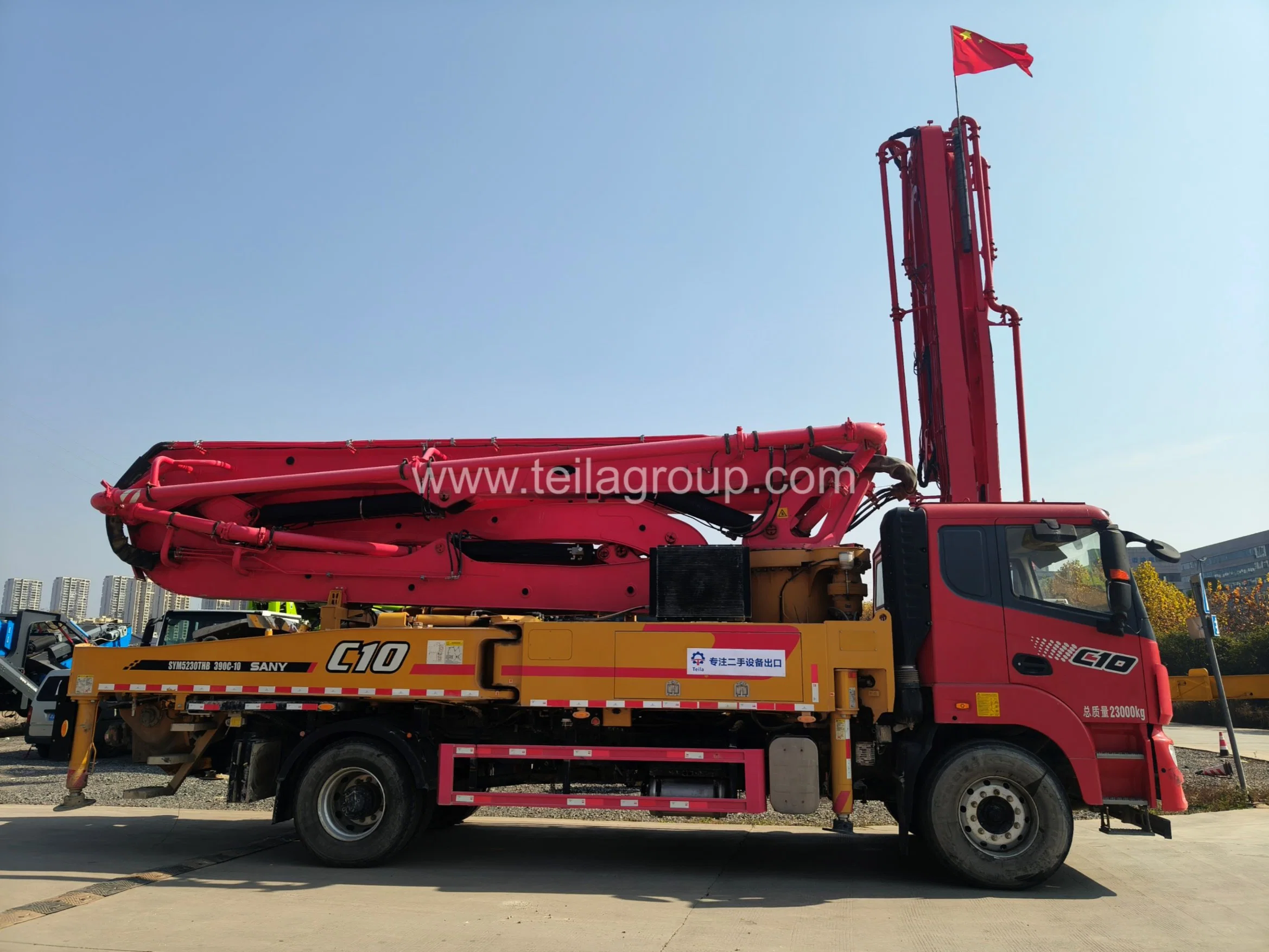 2020 2021 2022 China Used 39m Concrete Pump Truck Concrete Machine Concrete Construction Machinery