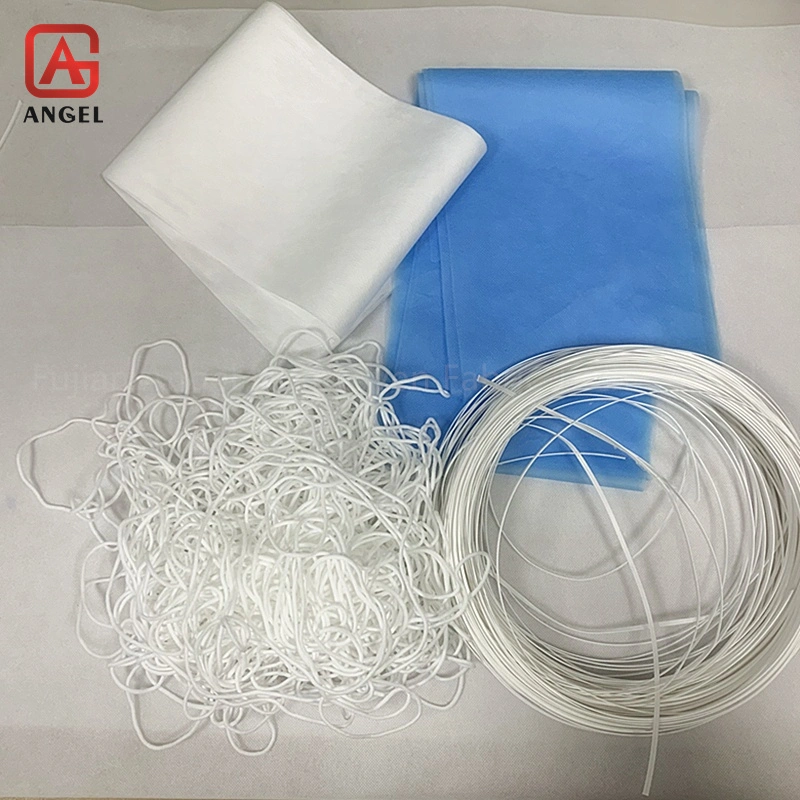 3mm/4mm/5mm White Degradable Biodegradable 100% PLA Flat Earloop