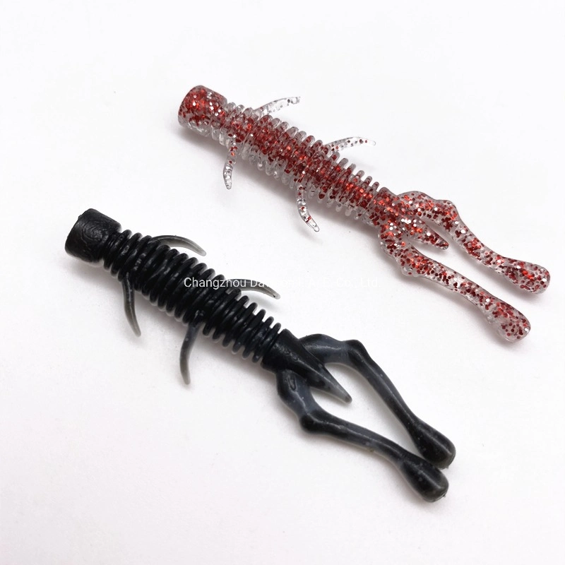 TPE Worm Shrimp Soft Bait Biodegradable Floating Bass Fishing Lures