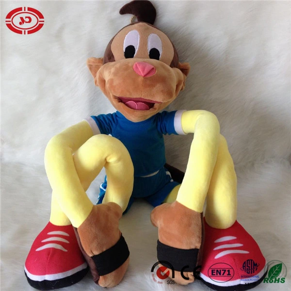 Brown Monkey Sitting Animal Kids Gift Plush Soft Toys