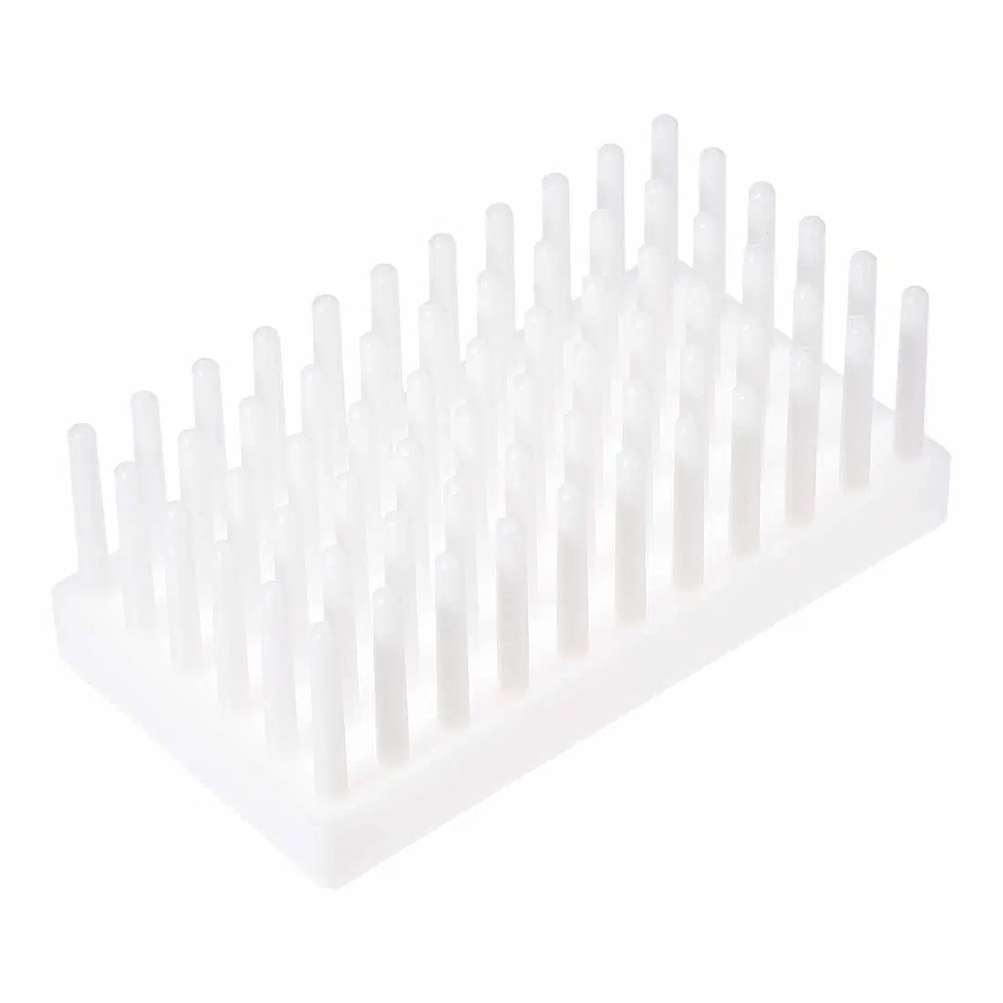 Laboratory Use 6*11 66 Well Test Tube Peg Rack Holder Plastic Test Tube Rack