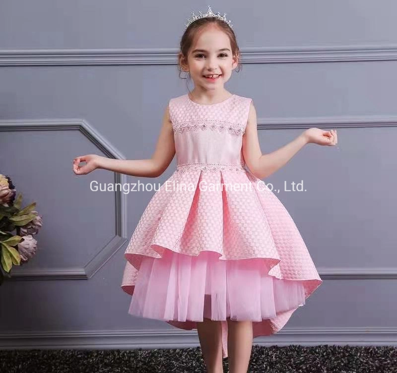 Детский износа девочек группа по пошиву одежды шарик платье принцессы Frock кружева сладкие длинные платья