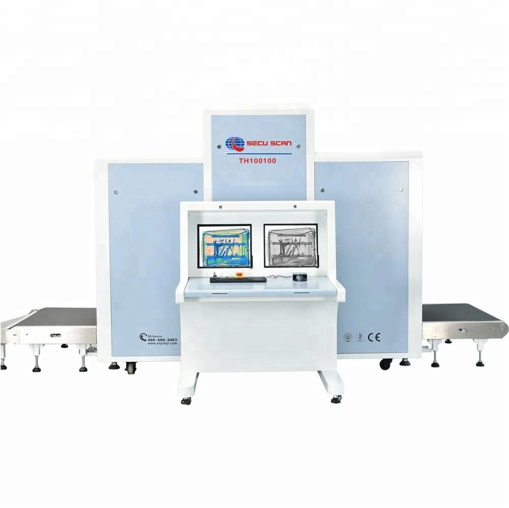 Linux Operation System 140kv Generator Low-High Energy X-ray Luggage Scanner Baggage Security Check Equipment