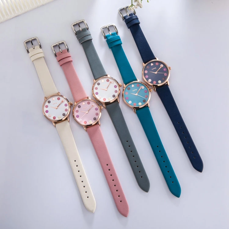 Fashion Watch Watch Custom Service ODM Leather Gift for Woman (Wy-124D)