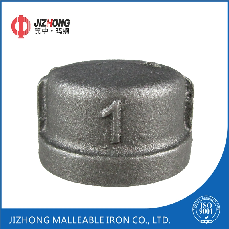 Best Selling G. I. Pipe Fittings Malleable Iron Cap 1/4"-6"