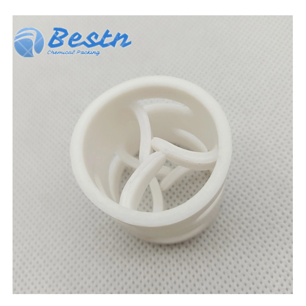 16mm 25mm 50mm 100mm Plastic PP PVC PVDF PTFE Pall Ring Chemical Packing for Tower Packing