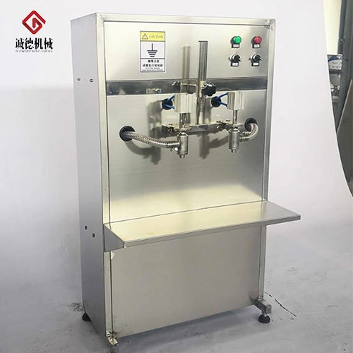 Semi Automatic 2 Nozzles Fillers Filling Machine for Oil Products