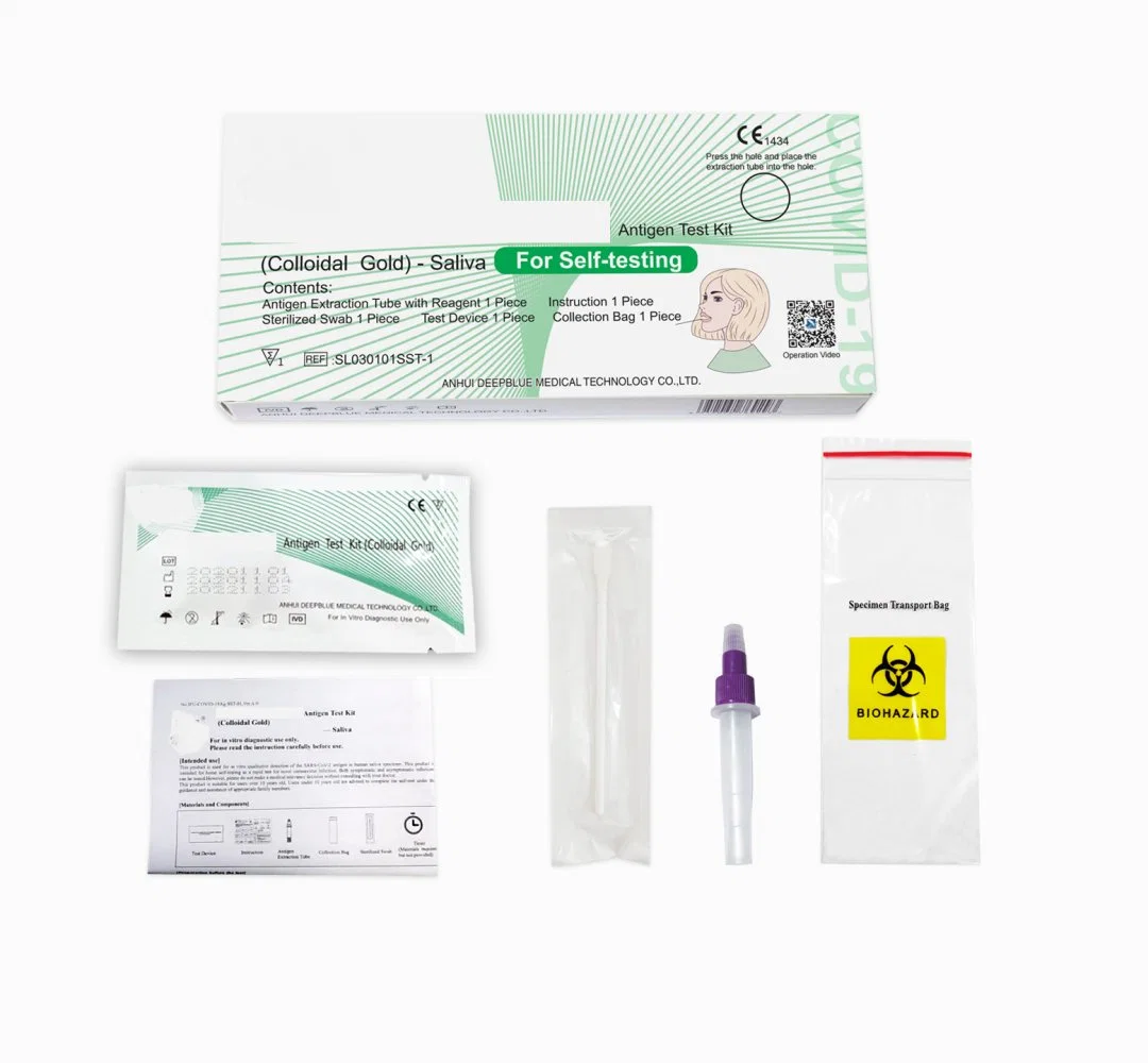 Kit de prueba de alto estándar de fábrica de cassette Venta Directa Venta caliente Kit de detección de antígeno rápido Kit de prueba con CE y ISO13485