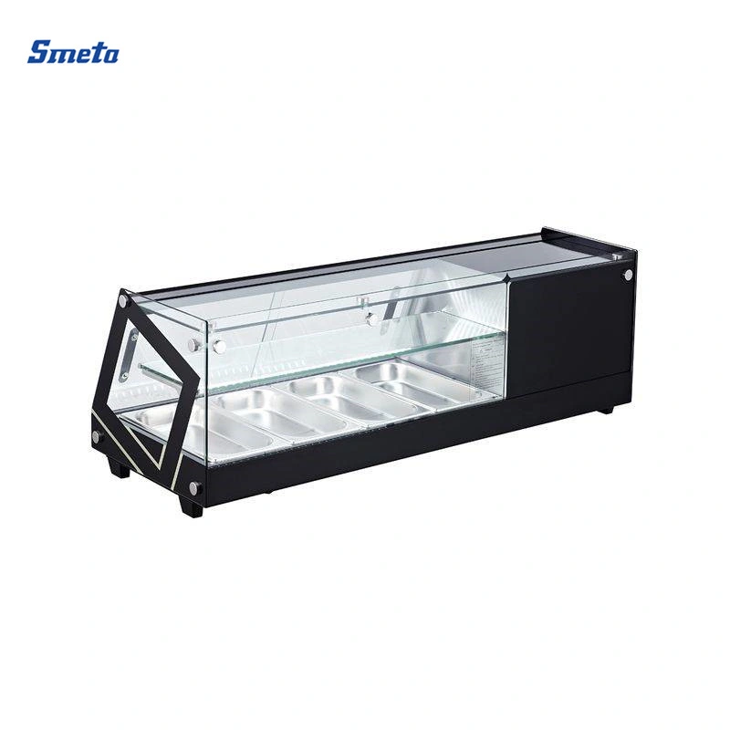 Smeta 83L 6 1/3 Gn Plate Commercial Refrigeration Suchi Showcase Cooler