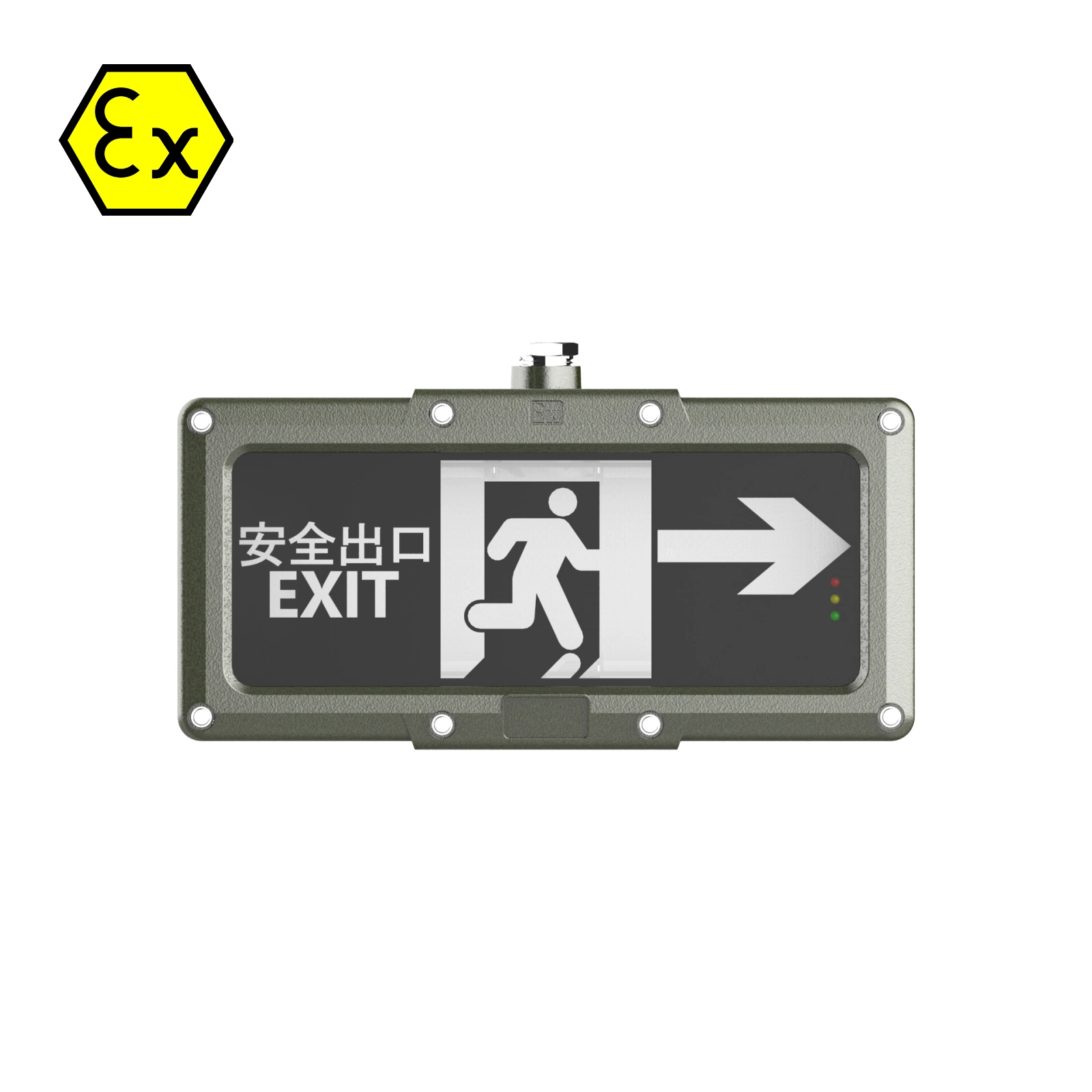 Atex Automatic Rechargeable Battery Backup Explosion Proof LED Exit Sign Lights