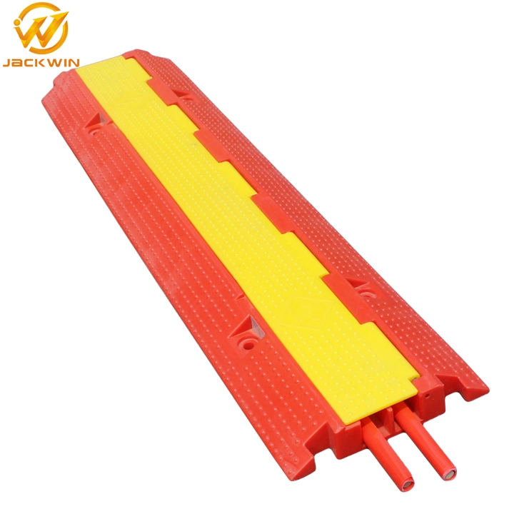 1000*245*45mm 2 Channels Plastic Cable Protection Covers Cord Cover