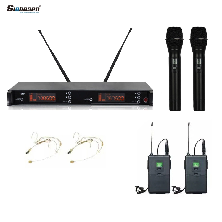 Cheap Price Dual-Channel Conversion FM Wireless Karaoke Microphone Su-39