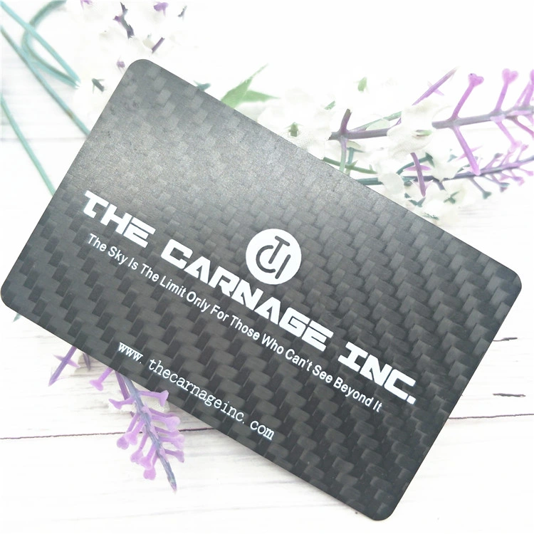 Custom Print Carbon Fiber Digital Smart Business NFC Card