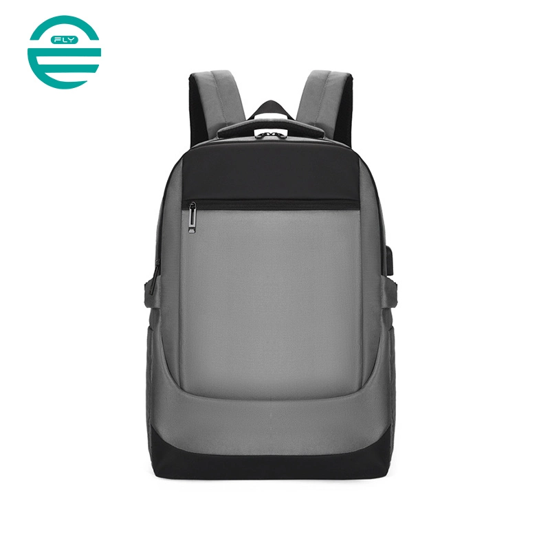 Fuliya Business Computer Backpacks Waterproof Travel Laptop Backpack for Men USB Charging