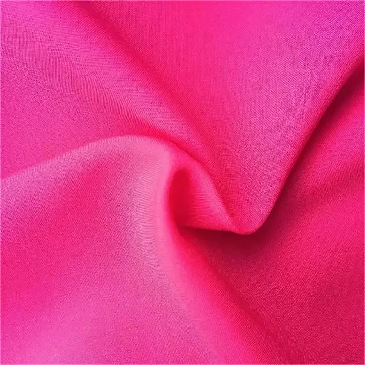 Werksbestand 50d 75D 100D Super Soft Mechanical Elastic Pongee100% Polyester-Gewebe für Mode Kleid