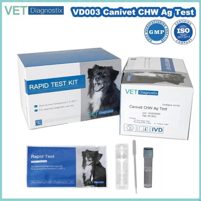 Heartworm Test für Hunde Hunde Hearworm Antigen Rapid Diagnostic Test