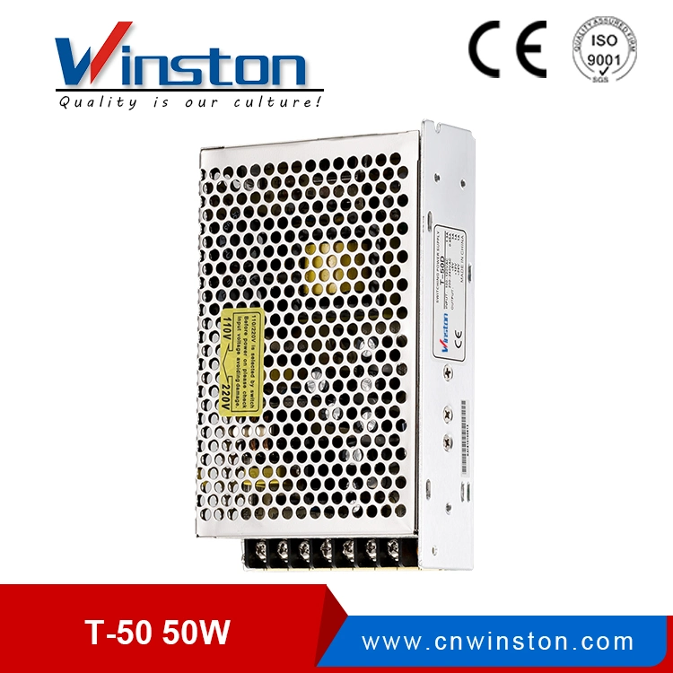 50W CA DC à sortie triple Alimentation du commutateur (T-50)