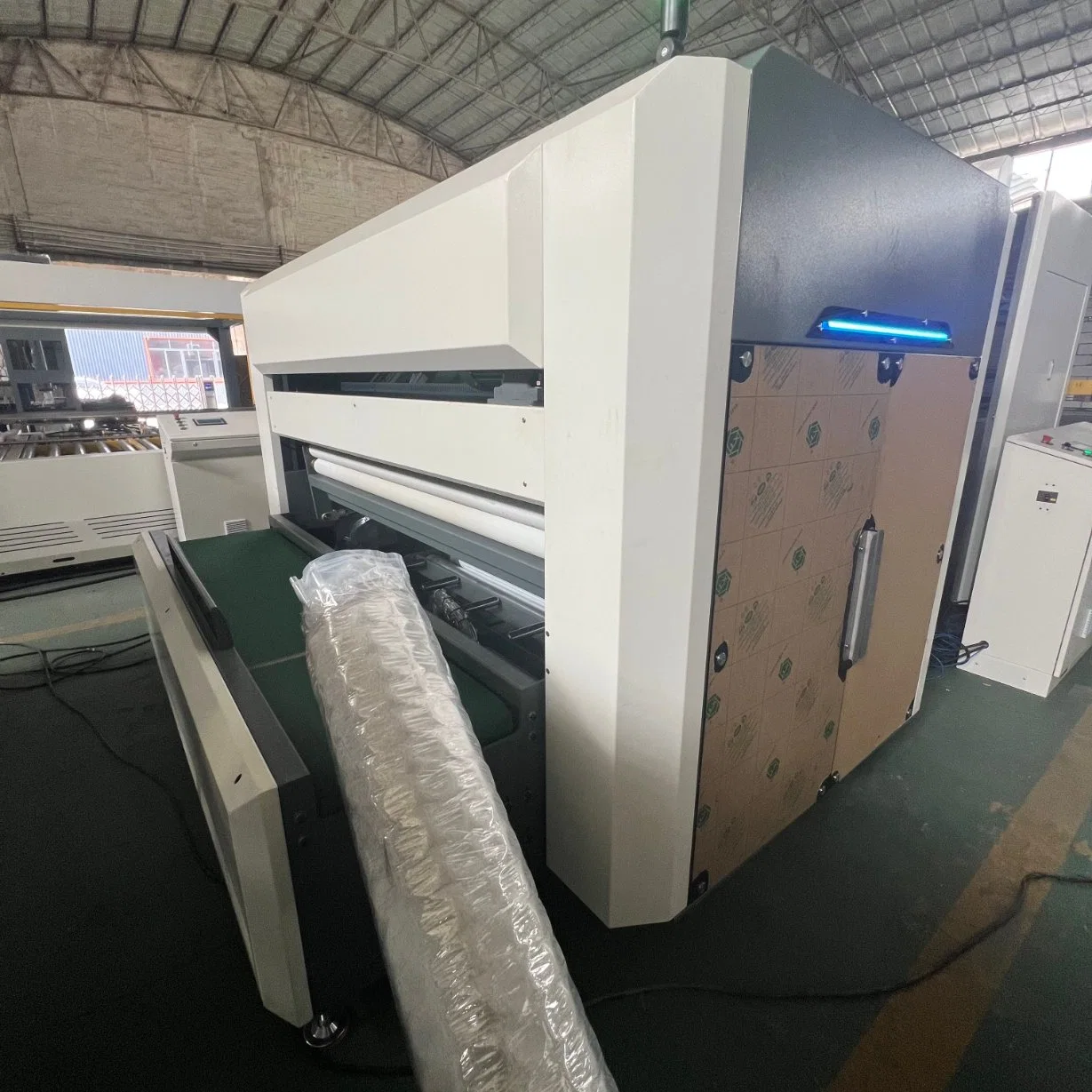 Economic Automatic Mattress Vacuum Compression Roll Packing Machine for Spring Bed