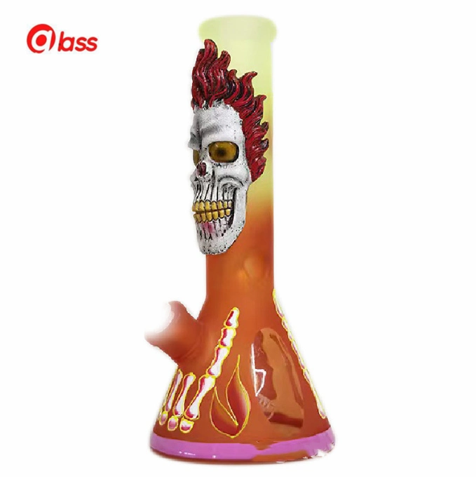 Wholesale/Supplier Head of Death Glass Smoking Water Pipe Hookah